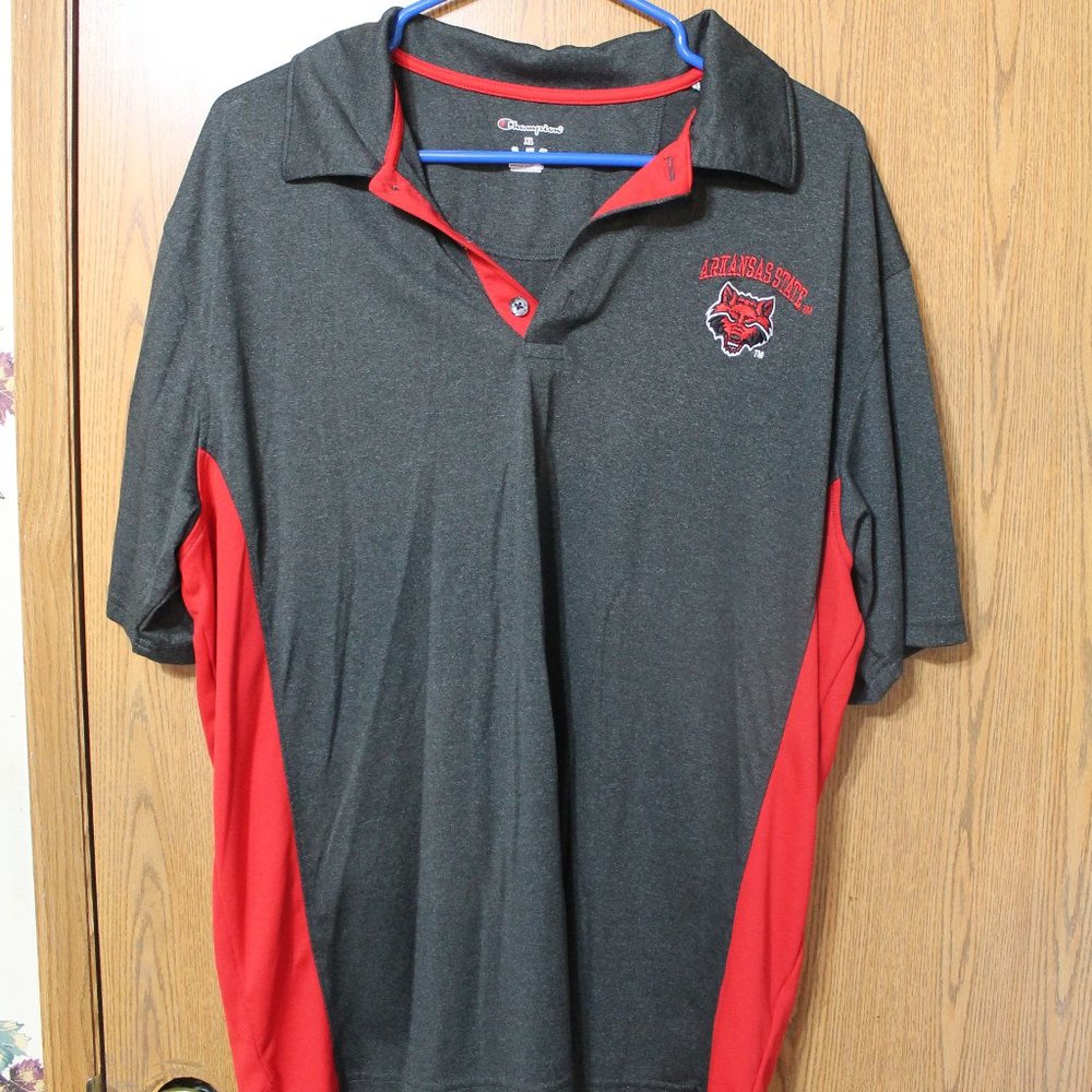 Men's Arkansas State Polo Shirt Size XL
